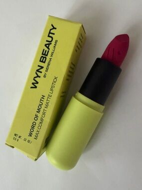 Wyn Beauty Word of Mouth Max Comfort Matte Lipstick - AMPED (Vibrant Rose)